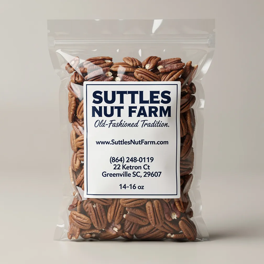 good bag 1 Large bag of Suttles shelled pecan halves